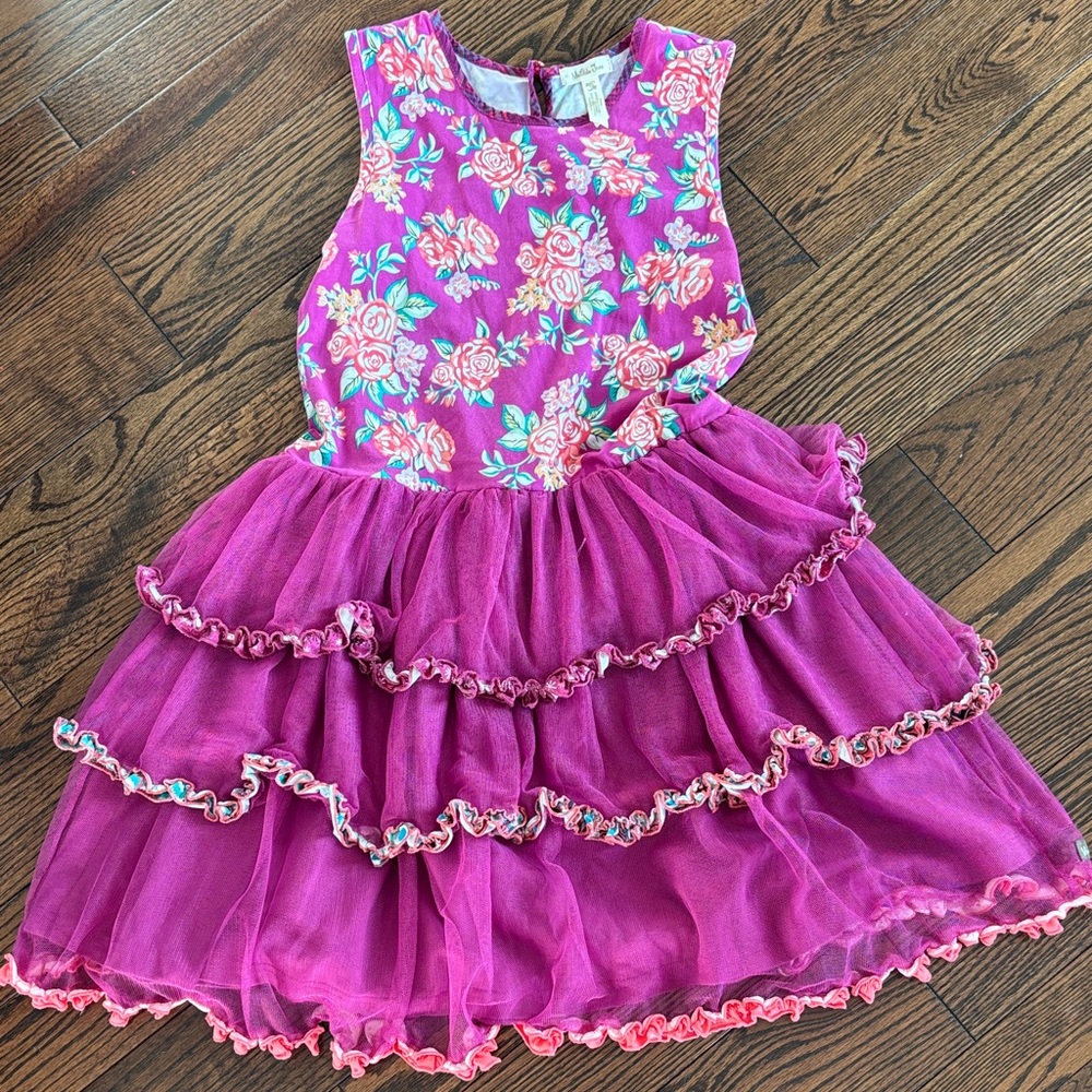 Matilda Jane Fushia Floral Dress size 12